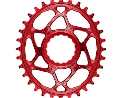 Absolute Black Direct Mount Race Face Cinch Oval Chainrings (Red) (Single) (3mm Offset/Boost) (32T) (1 x 10/11/12 Speed)