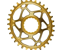 Absolute Black Direct Mount Race Face Cinch Oval Chainrings (Gold) (Single) (3mm Offset/Boost) (32T) (1 x 10/11/12 Speed)