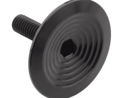 Absolute Black Integrated Top Cap for Headset (Black)