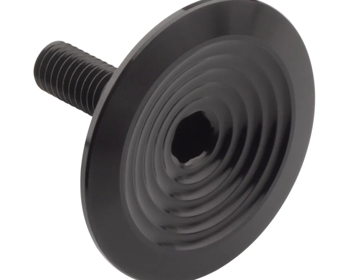 Absolute Black Integrated Top Cap for Headset (Black)