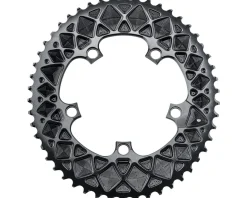 Absolute Black SRAM Hidden Bolt Premium Oval Chainrings (Black) (2 x 10/11 Speed) (110mm BCD) (Outer) (50T)