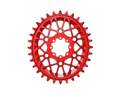 Absolute Black SRAM T-Type Oval 8-Blot Direct Mount Chainring (Red) (Single) (30T) (3mm Offset/Boost)