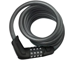 Abus Tresor 6512 Combination Coiled Cable Lock w/ Mount (180cm)