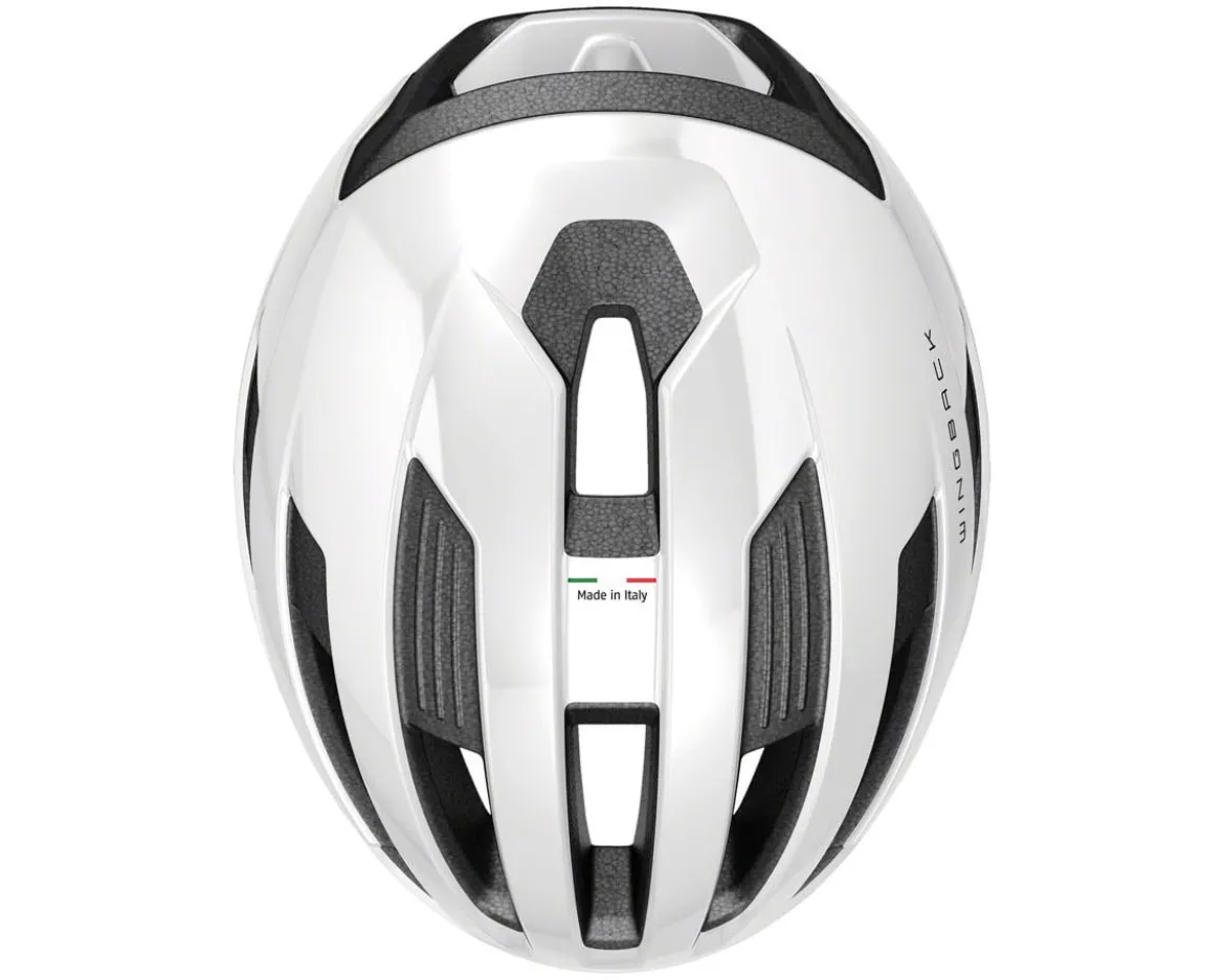 Abus Wingback Road Helmet (Shiny White) (S)