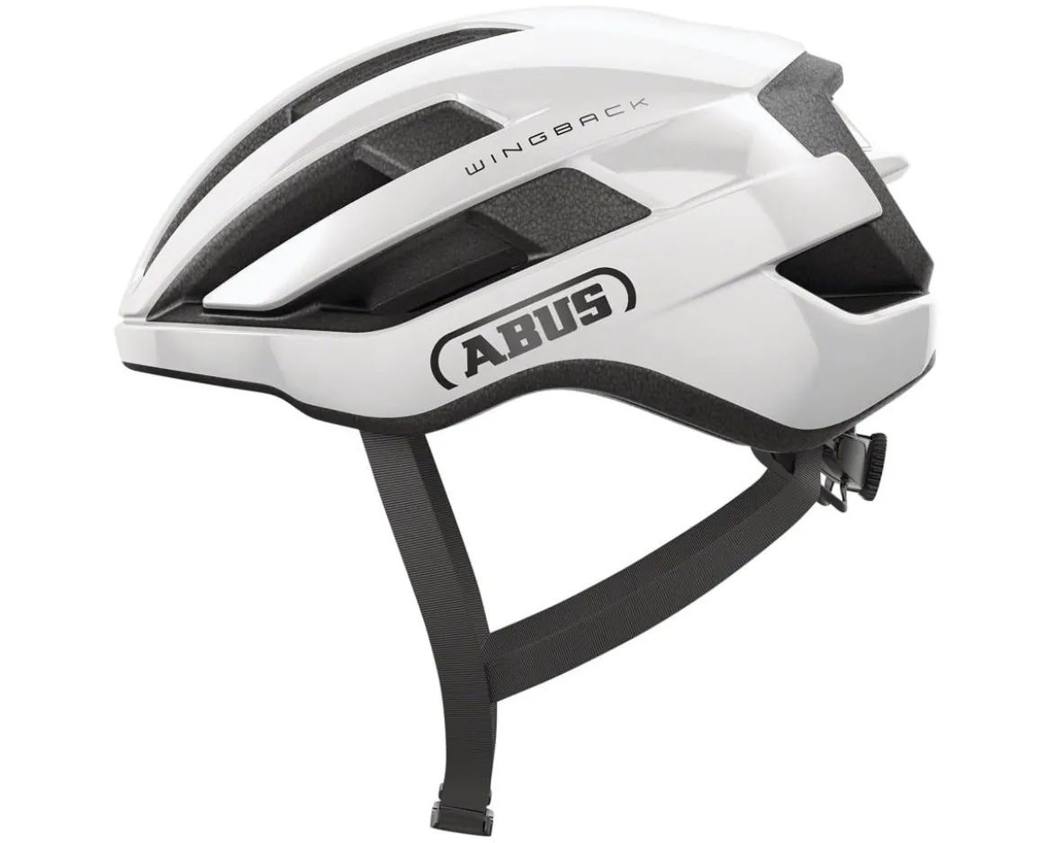 Abus Wingback Road Helmet (Shiny White) (S)