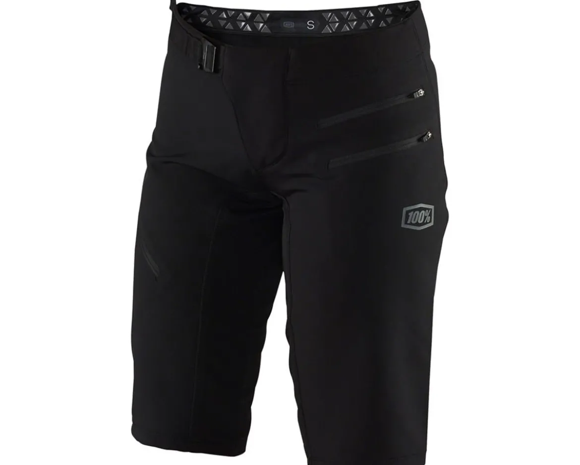 100% Airmatic Women's Short (Black) (XL)