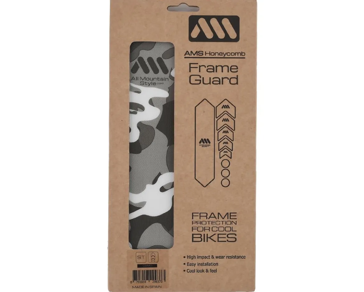 All Mountain Style Honeycomb Frame Guard (Grey) (Camo)