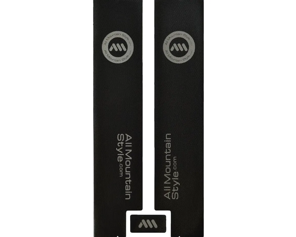 All Mountain Style Honeycomb Chain Guard (Black/Silver)