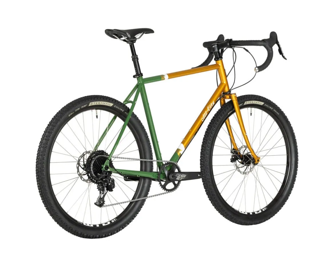 All-City Gorilla Monsoon Gravel Bike (Tangerine Evergreen) (SRAM Apex) (43cm) (650b)