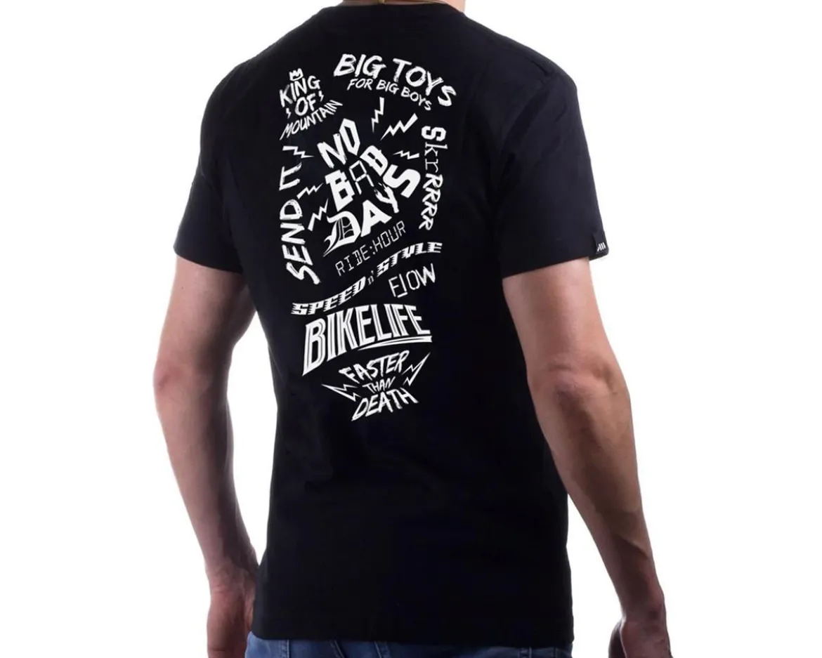 All Mountain Style Bike Life Tee (Black) (S)