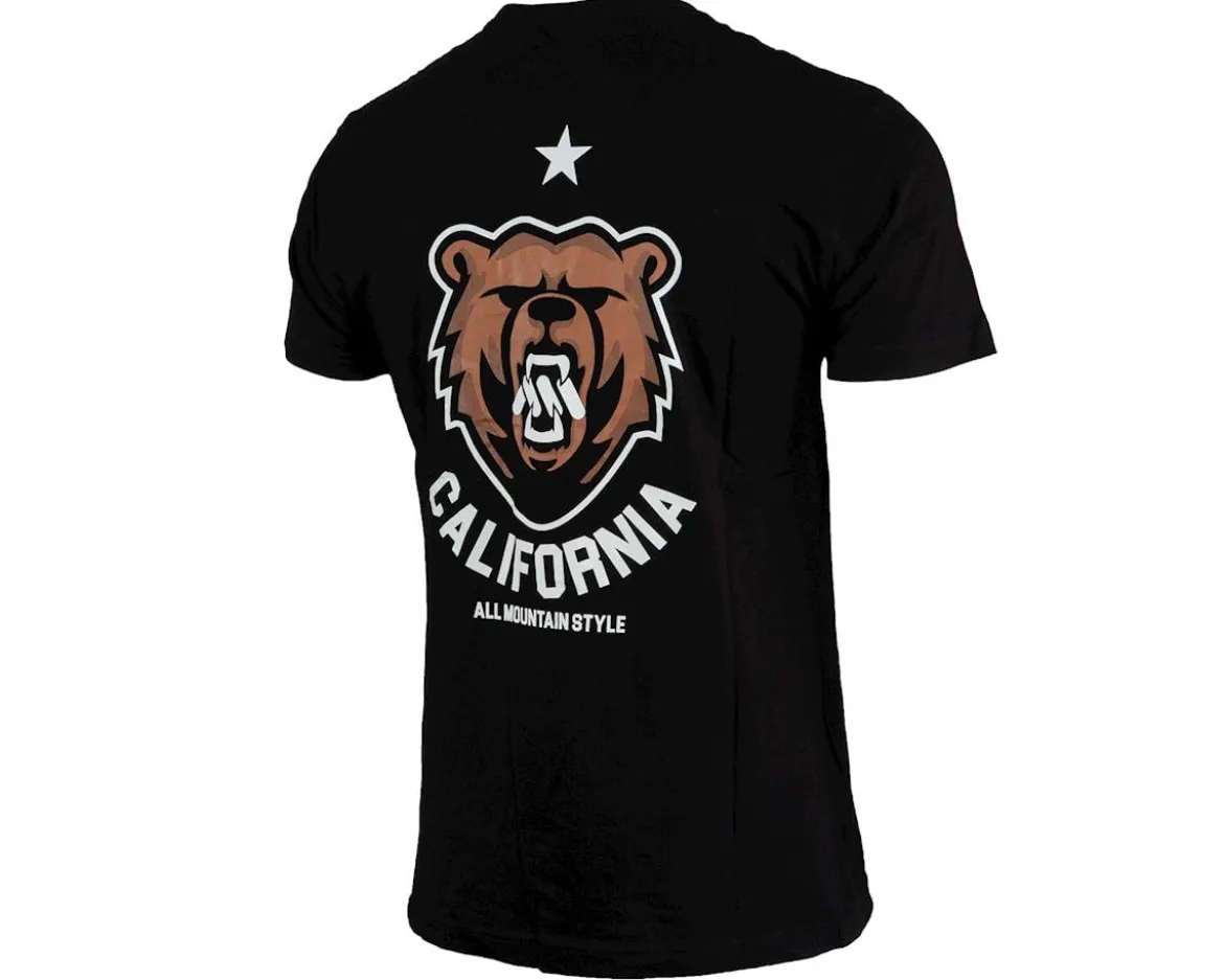 All Mountain Style California Bear Tee (Black) (M)
