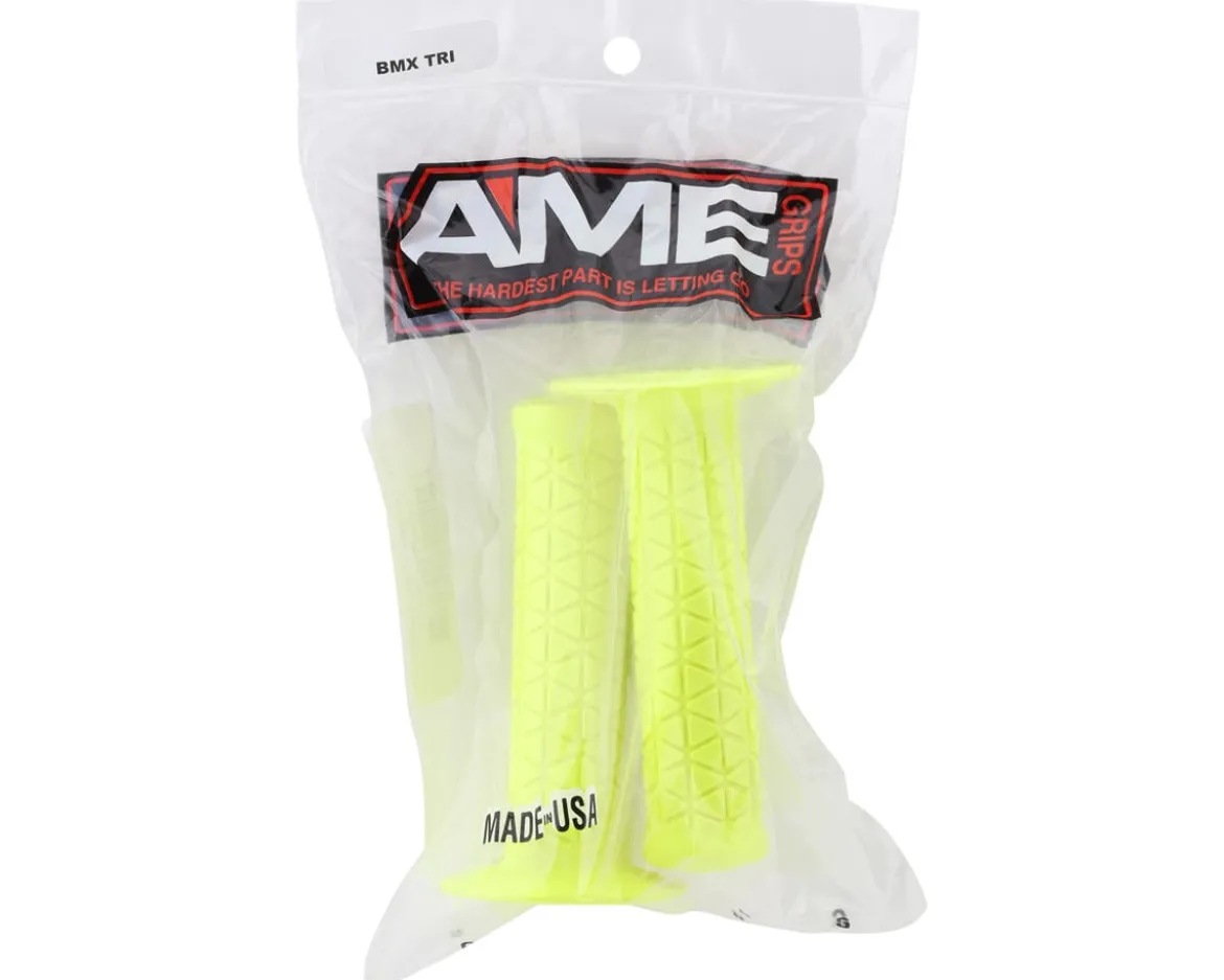 A'ME Tri Grips (Fluorescent Yellow) (125mm)