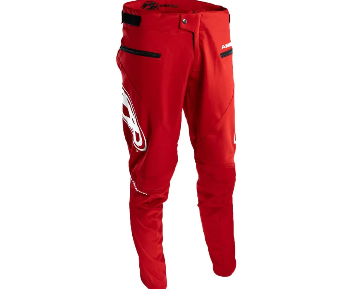 Answer Edge Youth Race Pants (Red) (20)