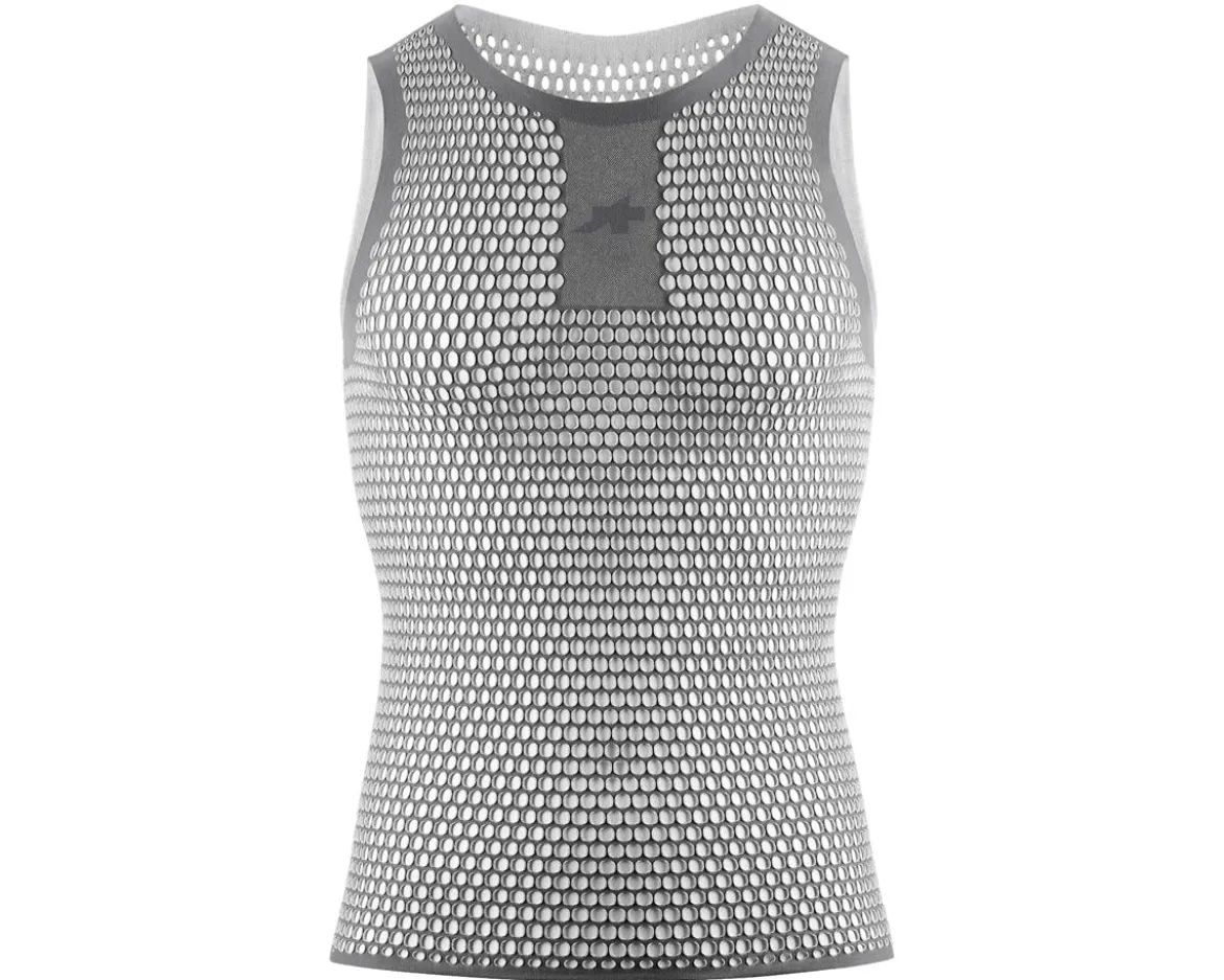 Assos Racing NS Sleeveless Skin Layer P1 Base Layer (Ice Grey) (Assos Size I)