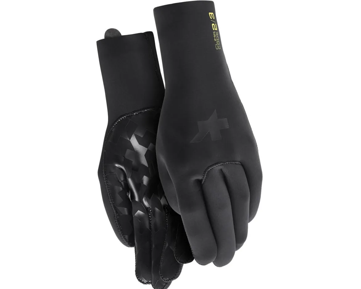 Assos Rain Gloves (P1) (Black Series) (Assos Size II)