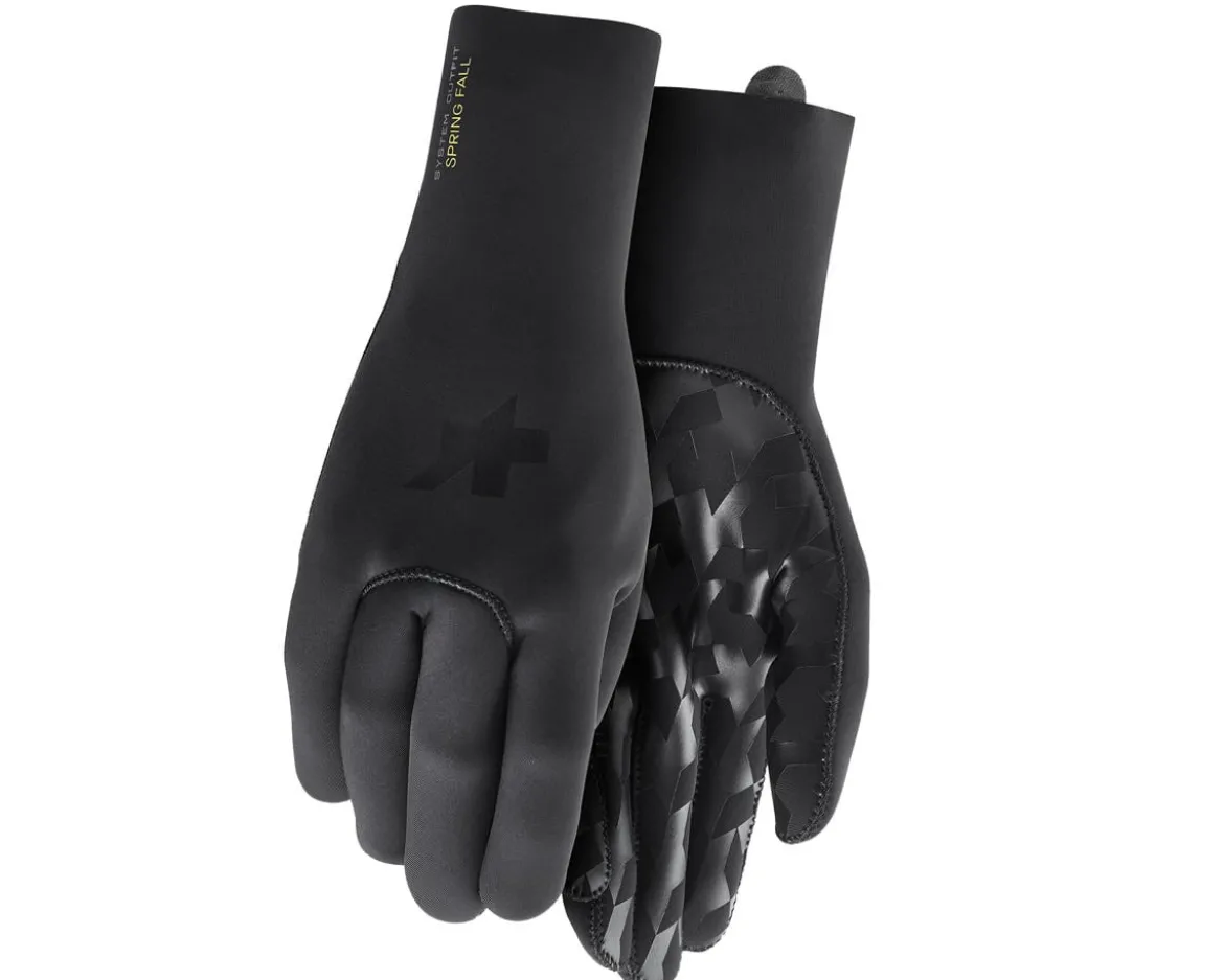 Assos Rain Gloves (P1) (Black Series) (Assos Size II)