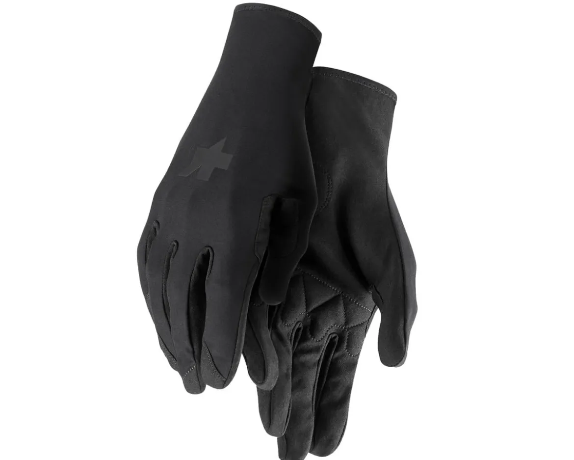 Assos Spring Fall Full Finger Gloves (P1) (Black Series) (M)