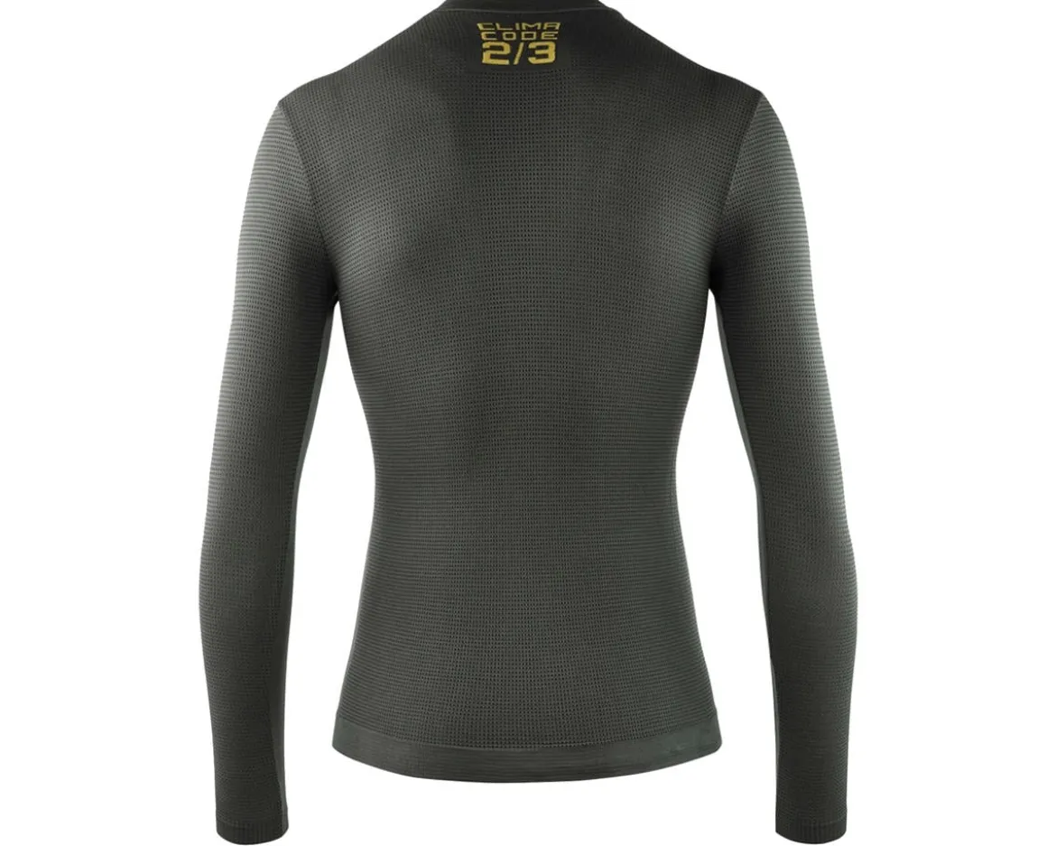Assos Spring Fall Long Sleeve Skin Layer P1 (Anthracite Grey) (M/L)