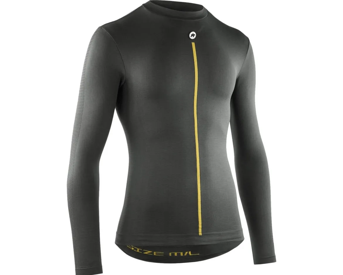 Assos Spring Fall Long Sleeve Skin Layer P1 (Anthracite Grey) (M/L)