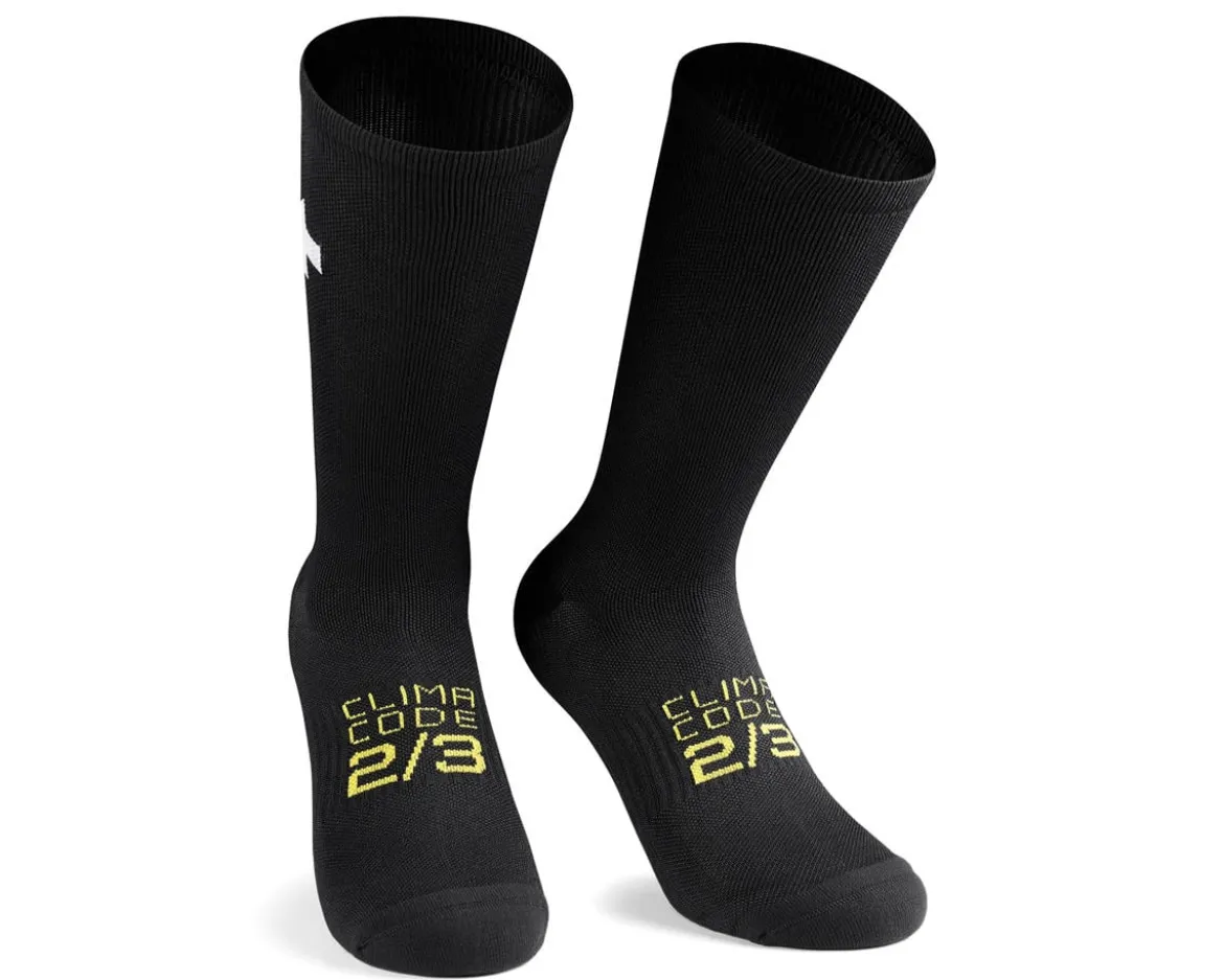 Assos Spring Fall Socks (P1) (Black Series) (Assos Size 0)