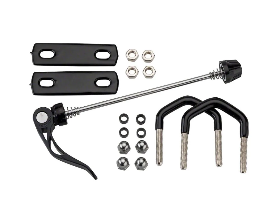 Axiom Journey Suspension & Disc Lowrider Front Rack (Black)