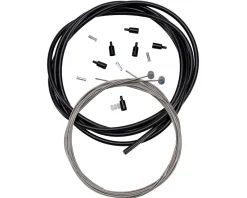 Aztec Super Slic Brake Cables (Black) (Stainless) (2 Pack) (1.5mm) (1800mm) (Mountain Cable) (w/ Housing)