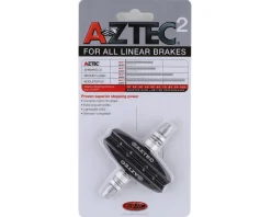 Aztec 2 V-Brake Pads (Black) (1 Pair) (Threaded Post)