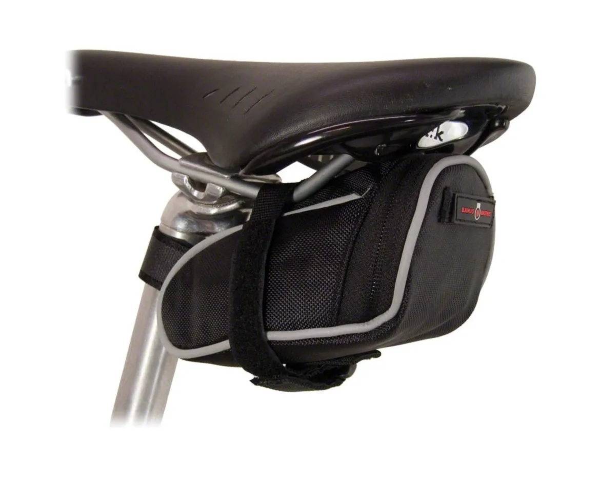 Banjo Brothers Deluxe Saddle Bag (Black) (S)