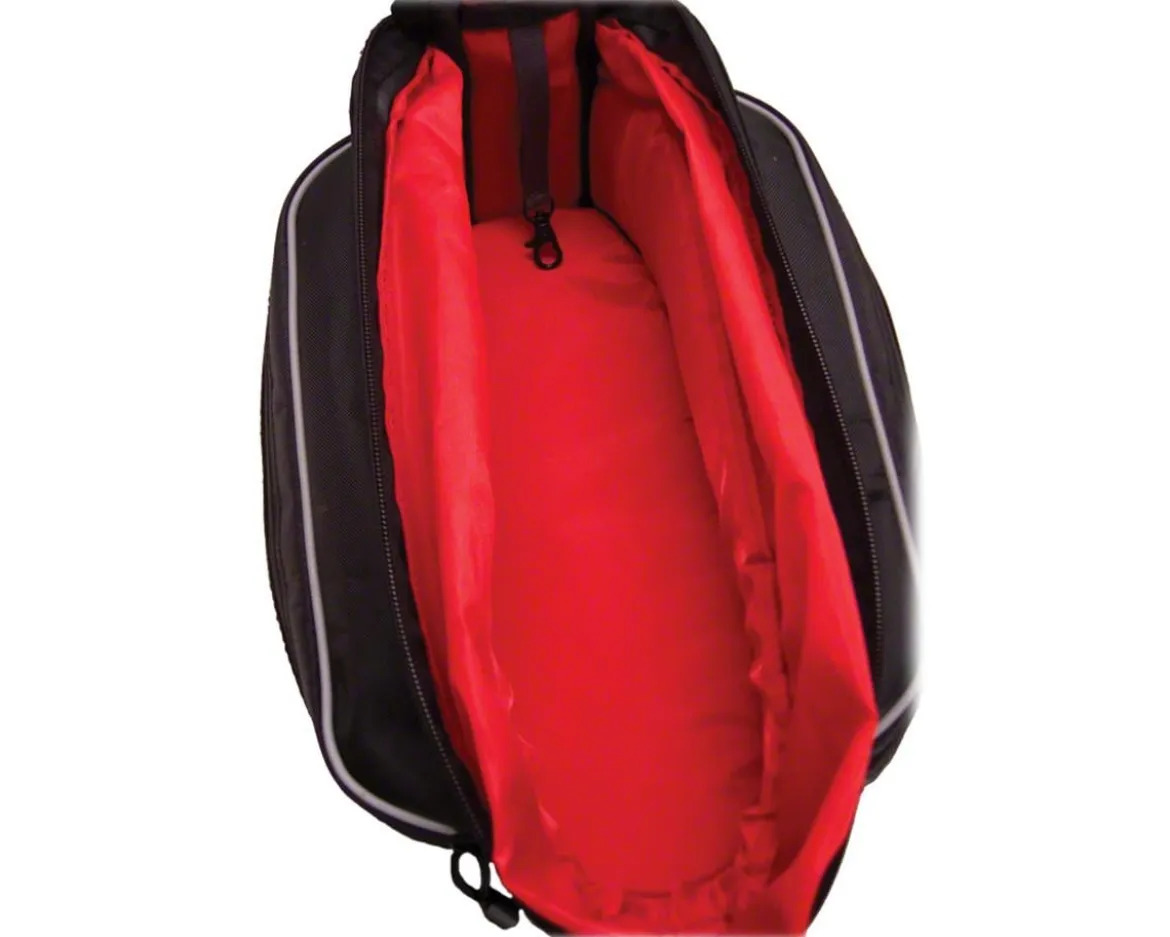 Banjo Brothers Expanding Rack Top Bag (Black) (12.7-15.2L)