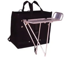 Banjo Brothers Minnehaha Canvas Grocery Pannier (Black)