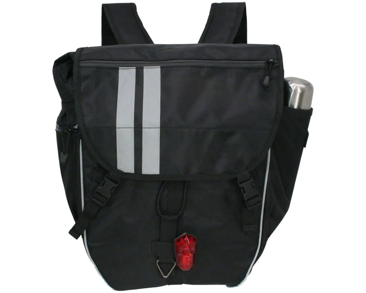 Banjo Brothers Waterproof Backpack Pannier (Black) (19L)