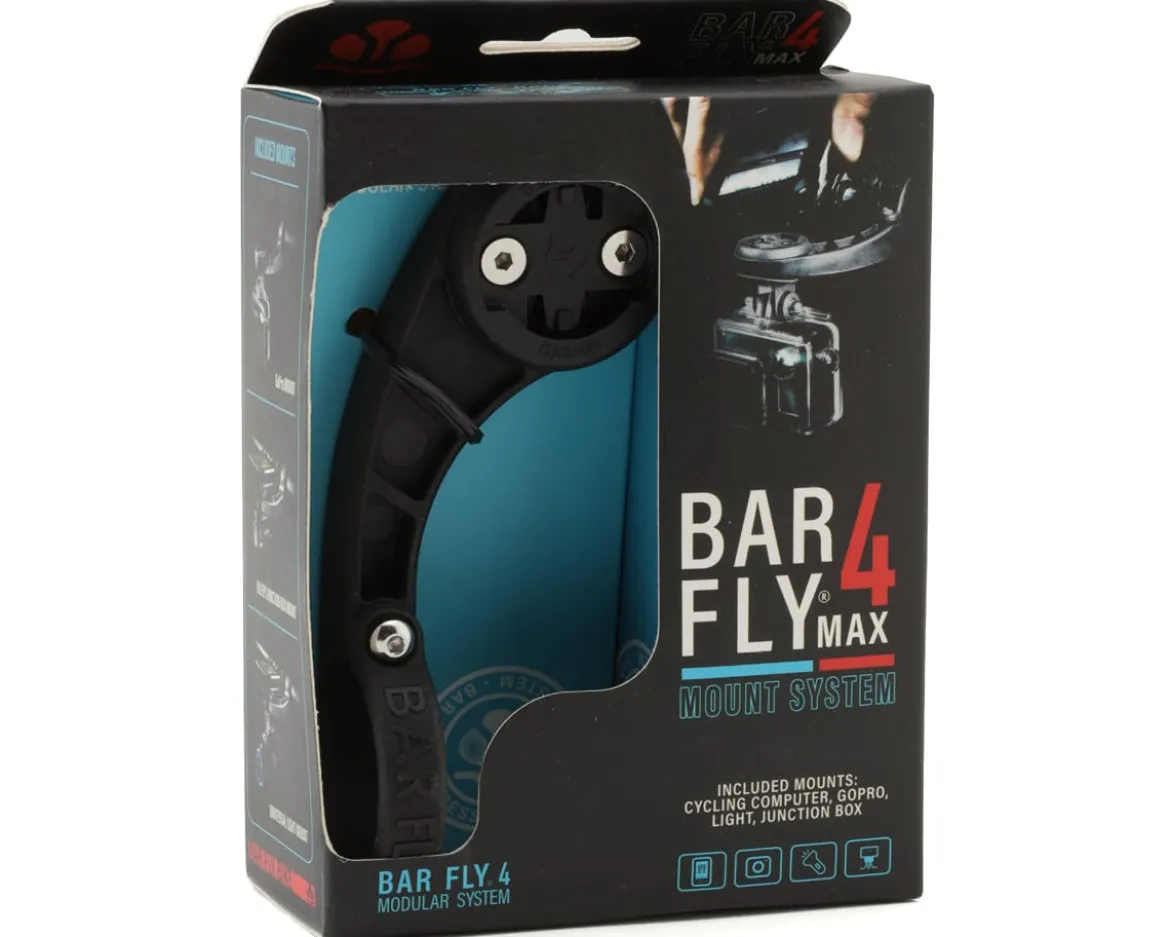 Bar Fly 4 Max Multi Device Mount System (Black) (31.8/35mm) (Garmin/Wahoo/GoPro & More)