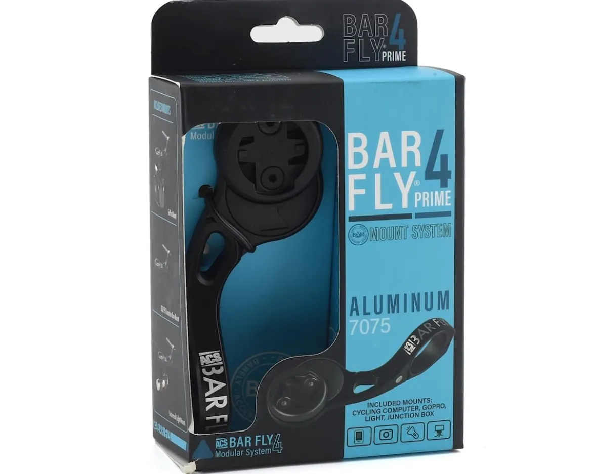 Bar Fly 4 Prime 7075 Aluminum Computer Mount (Black) (31.8/35mm)
