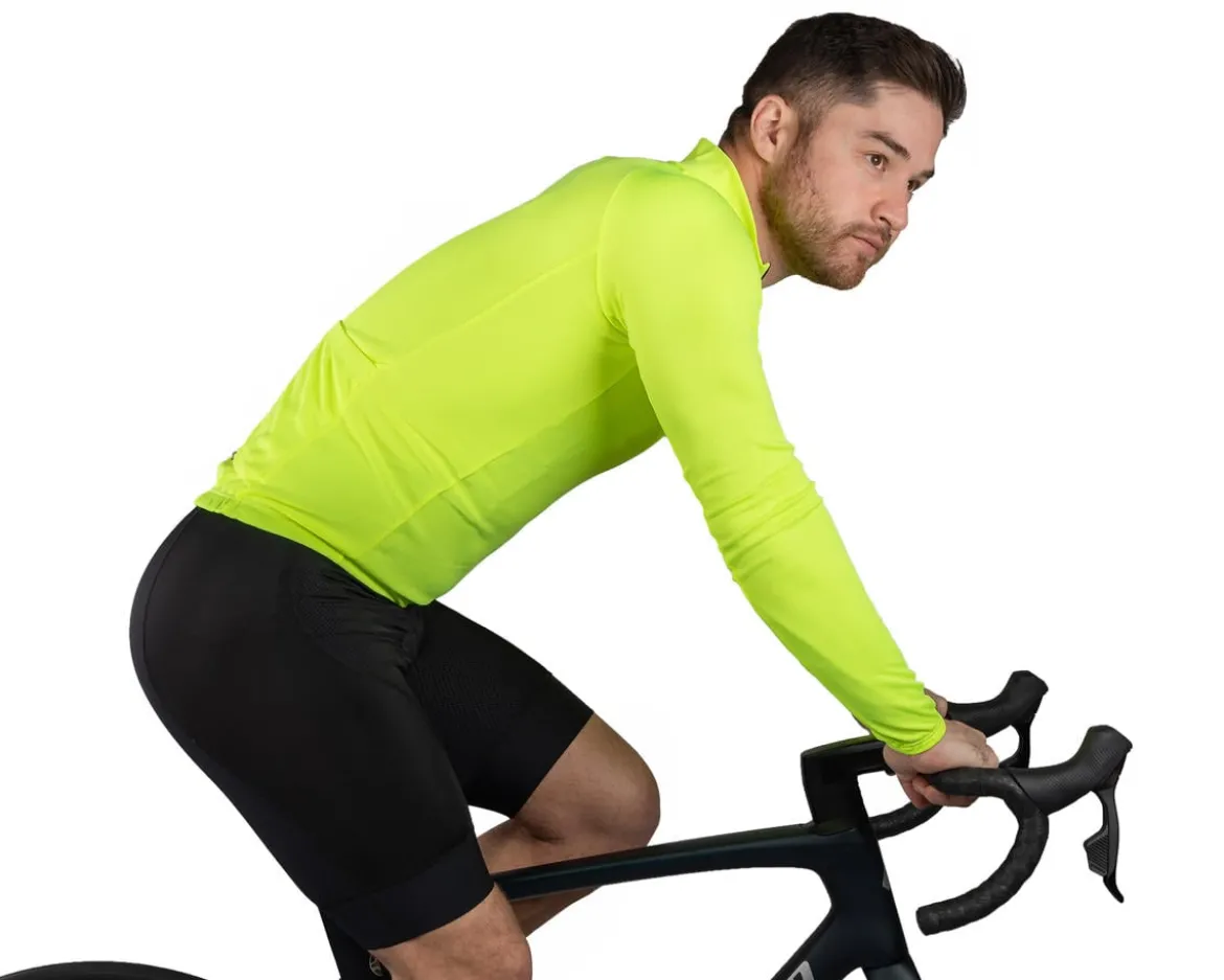Bellwether Men's Draft Long Sleeve Jersey (Hi-Vis) (M)