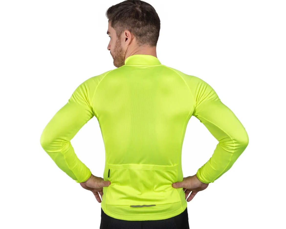Bellwether Men's Draft Long Sleeve Jersey (Hi-Vis) (M)