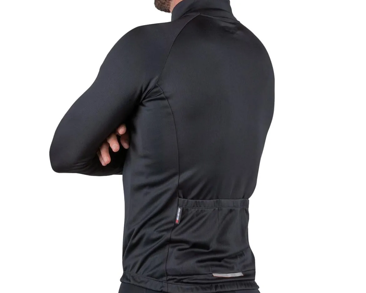Bellwether Men's Draft Long Sleeve Jersey (Black) (M)