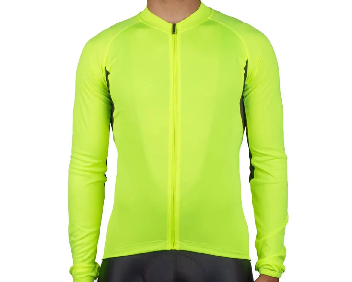 Bellwether Men's Sol-Air UPF 40+ Long Sleeve Jersey (Hi-Vis) (S)