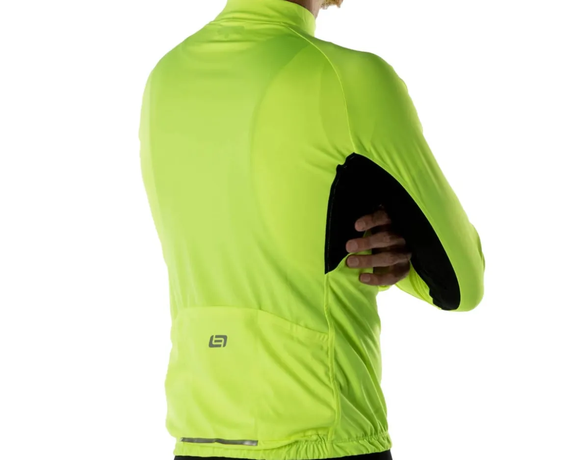 Bellwether Men's Sol-Air UPF 40+ Long Sleeve Jersey (Hi-Vis) (S)