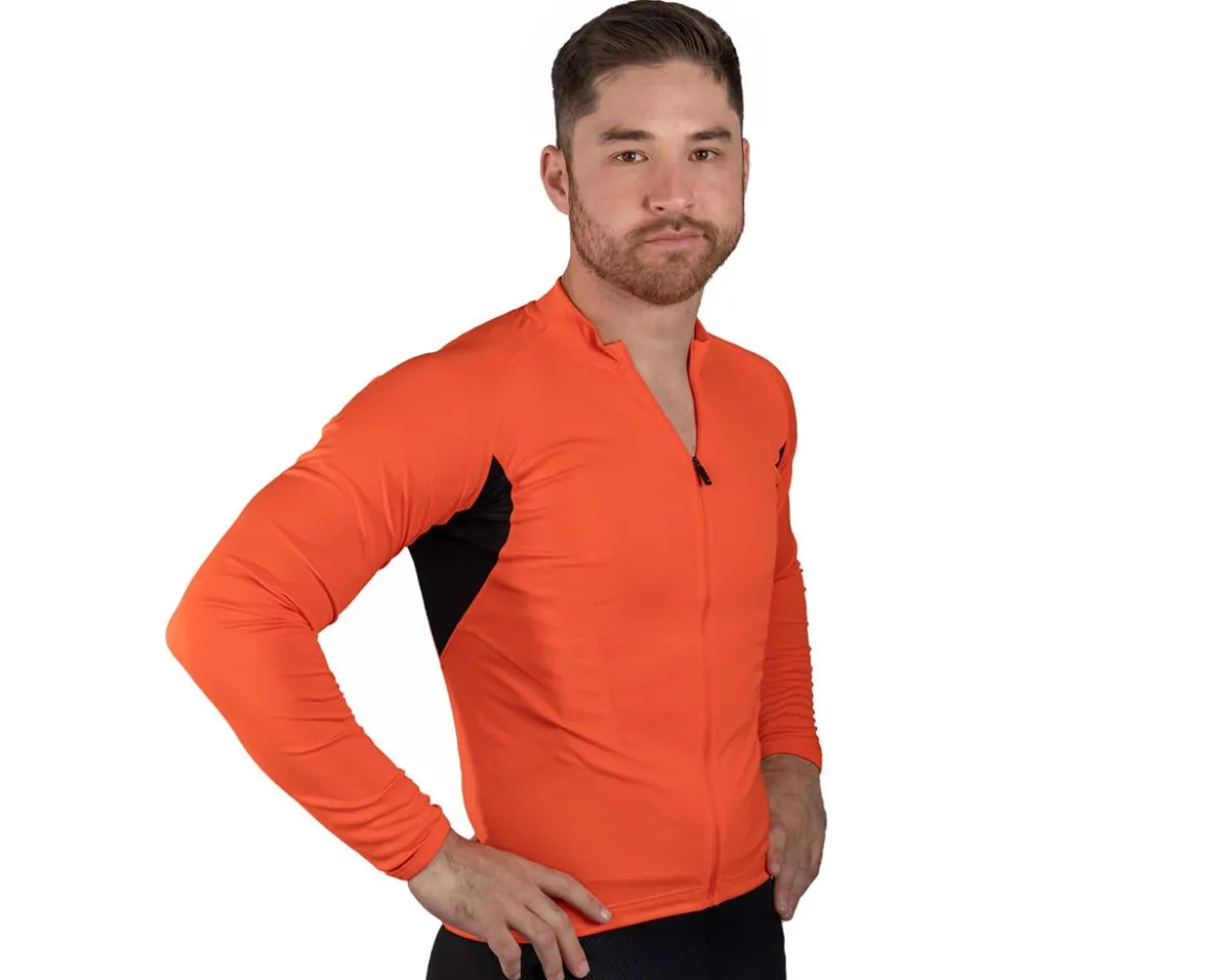 Bellwether Sol-Air UPF 40+ Long Sleeve Jersey (Orange) (M)