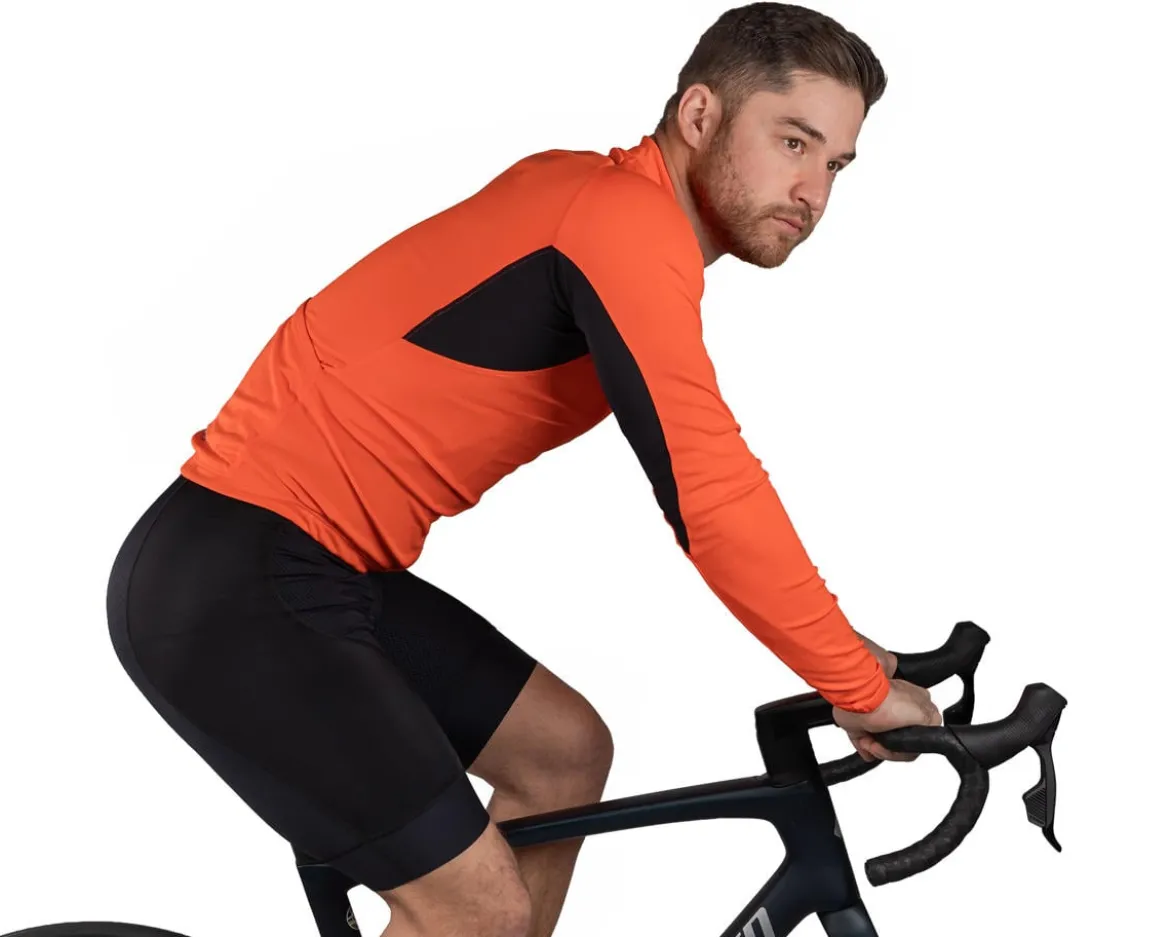 Bellwether Sol-Air UPF 40+ Long Sleeve Jersey (Orange) (M)