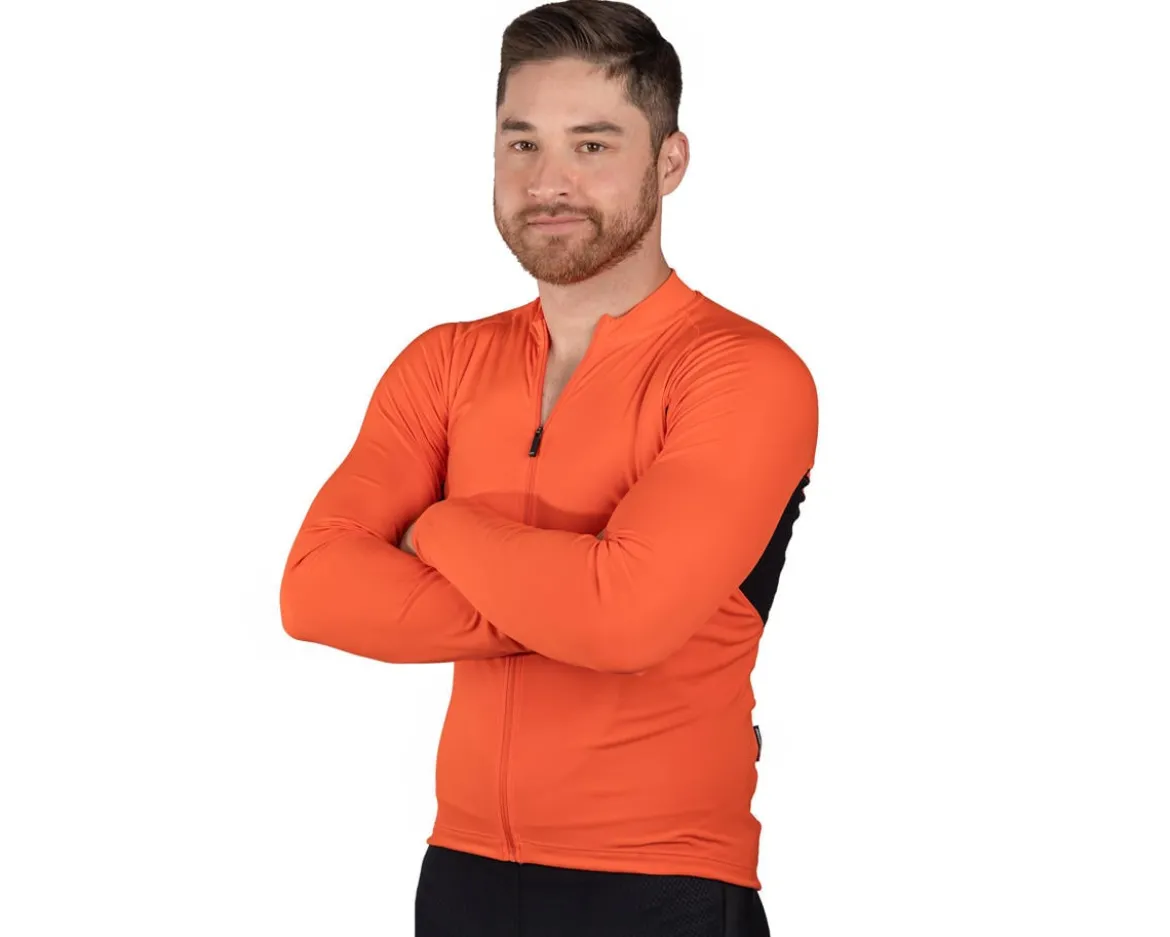 Bellwether Sol-Air UPF 40+ Long Sleeve Jersey (Orange) (M)