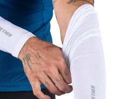 Bellwether UPF 50+ Sun Sleeves (White) (XL)