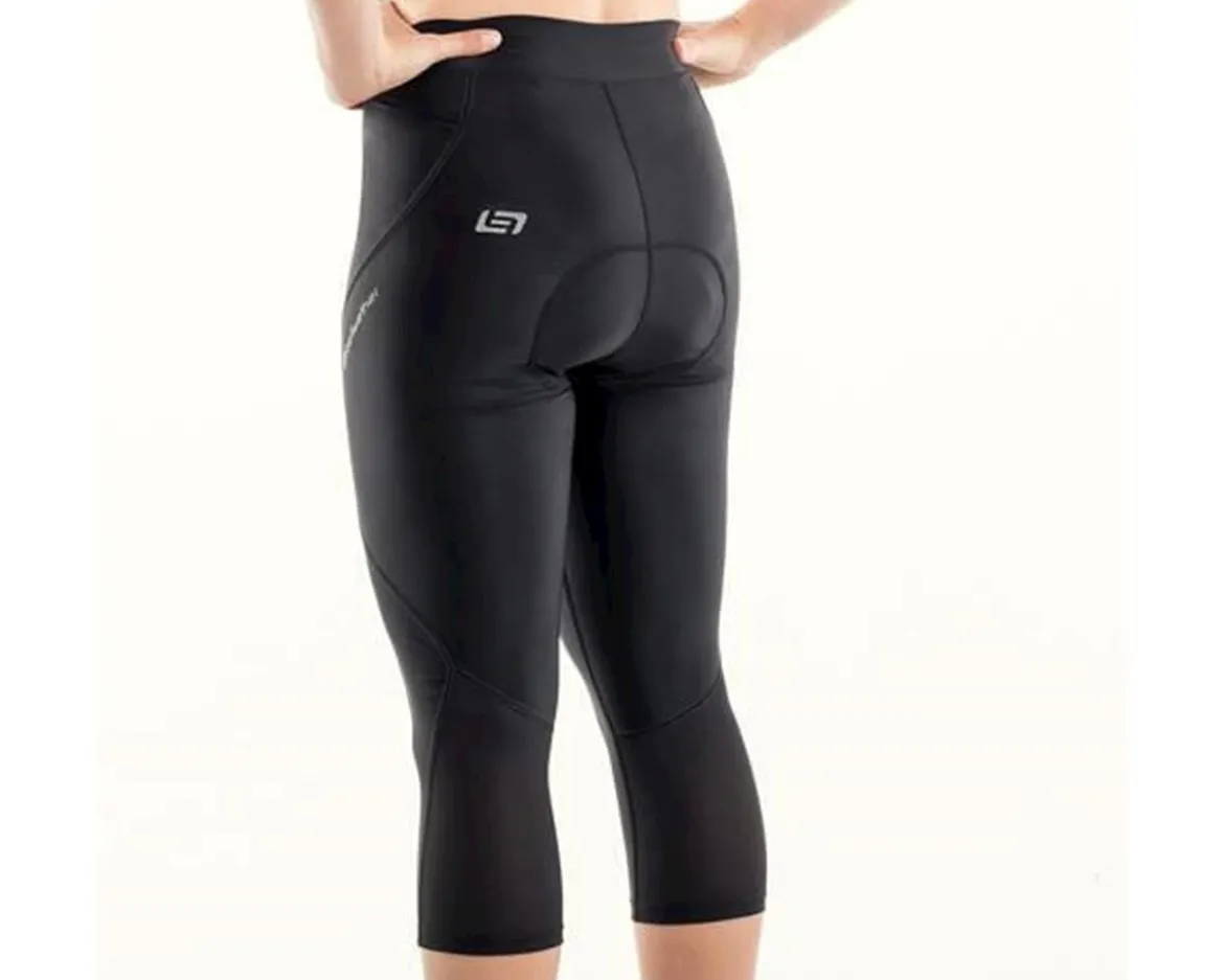 Bellwether Women's Capri Cycling Pant (Black) (XL) (w/ Chamois)