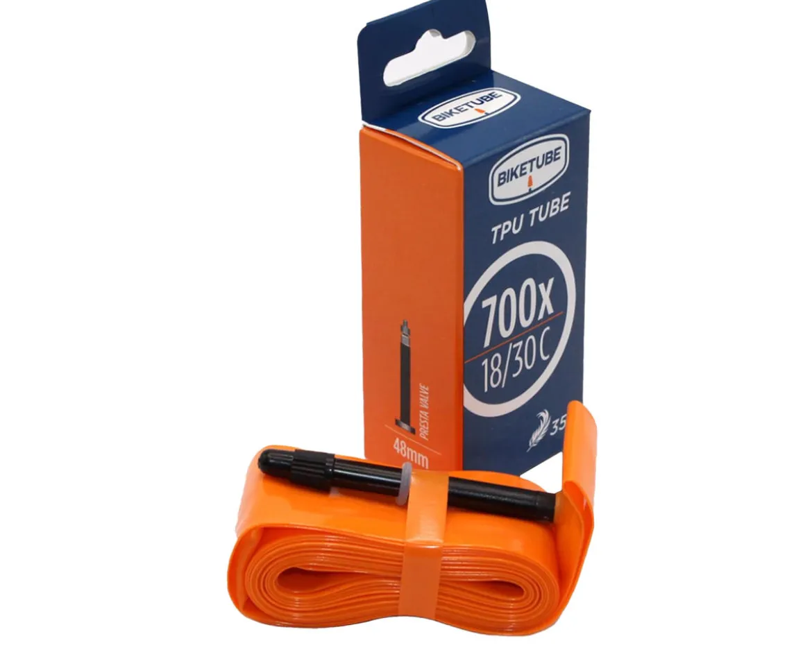 BikeTube 700c Road/Gravel Bike TPU Tube (Presta) (18 - 30mm) (48mm)