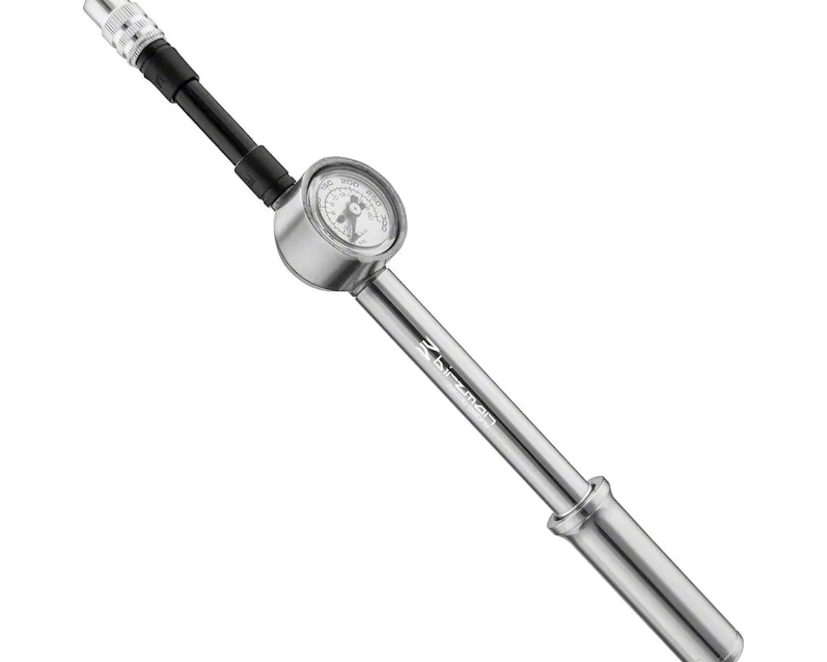 Birzman Macht Shock Pump w/ Gauge (Silver) (300 PSI)