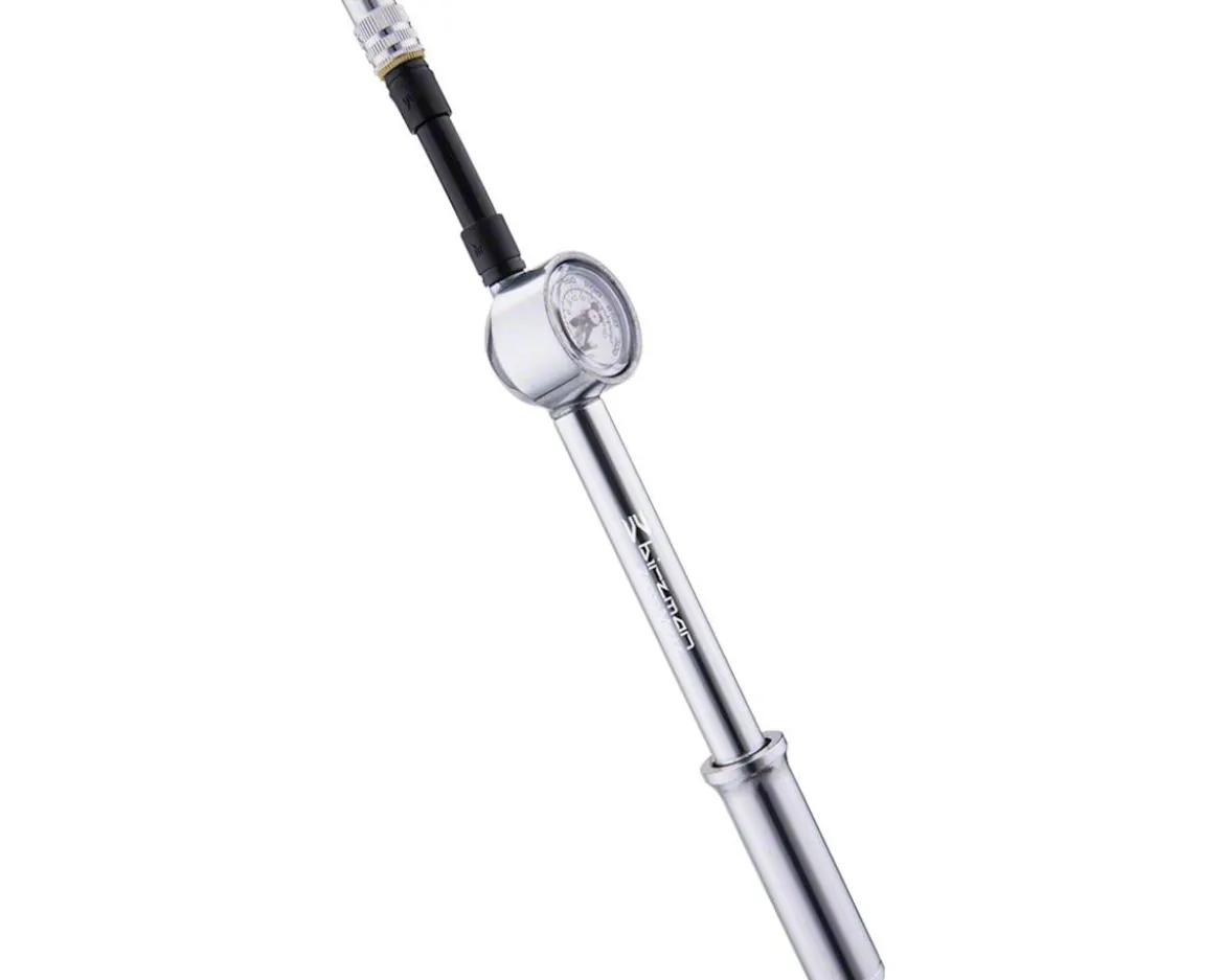 Birzman Macht Shock Pump w/ Gauge (Silver) (300 PSI)