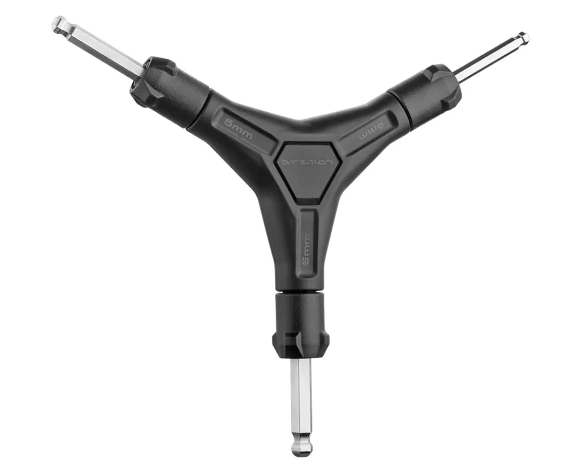 Birzman Y-Grip S Wrench (Black) (4/5/6mm Hex Ball End)