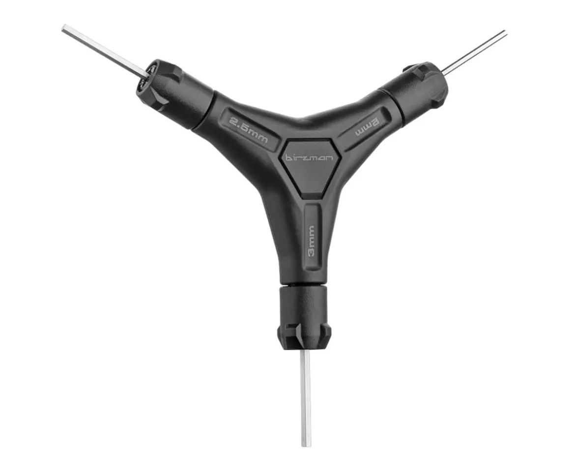 Birzman Y-Grip S Wrench (Black) (2/2.5/3mm Hex)