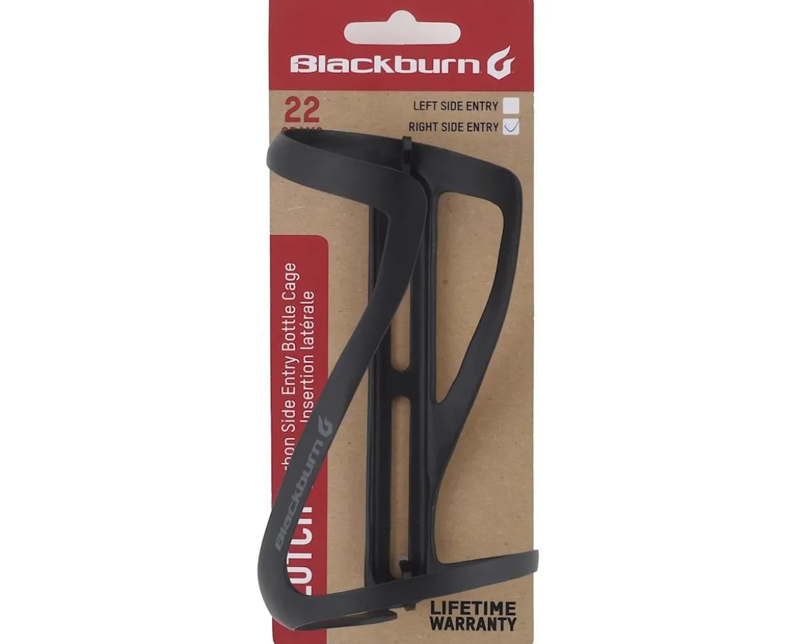 Blackburn Clutch Carbon Side Entry Water Bottle Cage (Matte Black) (Right)