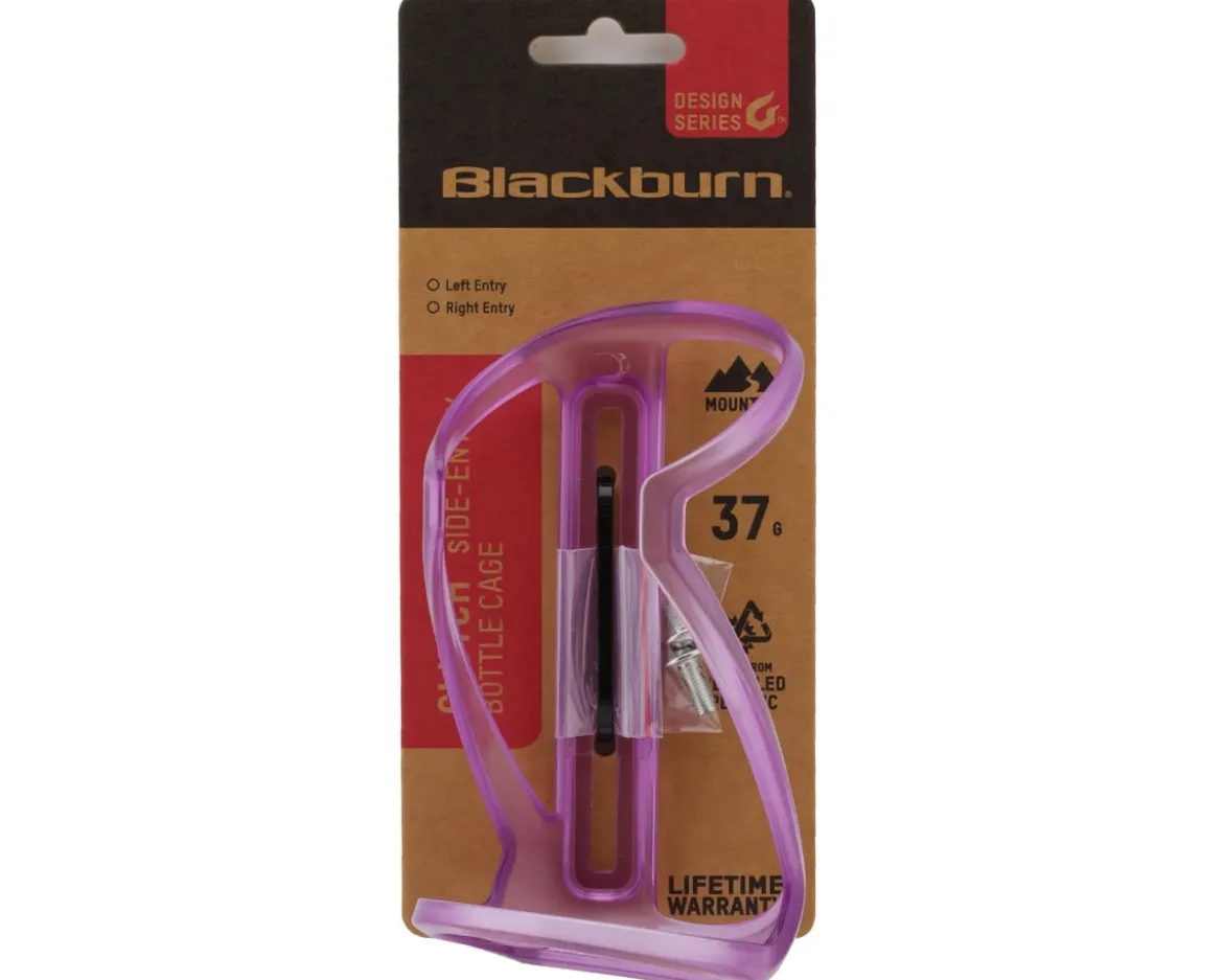 Blackburn Clutch Comp Side-Entry Bottle Cage (Purple) (Left)
